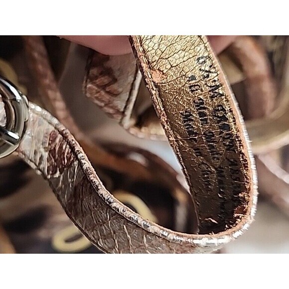 Sam‎ Edelman Womens Shoes Strappy Platform Heels Sandals Snake Print Size 6.5 - Picture 8 of 9